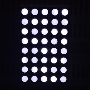 5x8 Led <span class=keywords><strong>Dot</strong></span> Matrix hiển thị pixel tròn cho bảng chỉ báo trạng thái thiết bị công nghiệp - Product Image 2