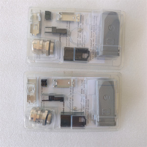 หัวต่อสายแลน HARTING Han3A RJ45 Cat5 แบบ 4 ขา IDC สำหรับอุตสาหกรรม ติดตั้งบนแผง IP67 รองรับกระแสไฟ 3A - Product Image 1