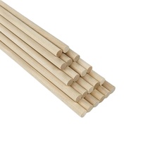 Bâtonnets ronds en bois jetables écologiques pour la crème glacée