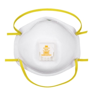 หน้ากากป้องกันก๊าซพิษ <span class=keywords><strong>N</strong></span> <span class=keywords><strong>95</strong></span>สีขาวอ่อน8511 CN, 10ชิ้น/กล่อง - Product Image 1