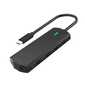 Groothandel Multifunctionele 4 In 1 Usb Hub Prot Multi Usb3.0 Poorten USB-A Type-C Pd 5Gbps Hub Adapter Connector Voor Laptop