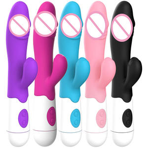 30 Mode USB wiederauf ladbare Sexspielzeug für Erwachsene Frauen Weiblicher Kaninchen dildo <span class=keywords><strong>Vibrator</strong></span> 7 Farbe Vibrierender Dildo und <span class=keywords><strong>Vibrator</strong></span> für Frauen - Product Image 1