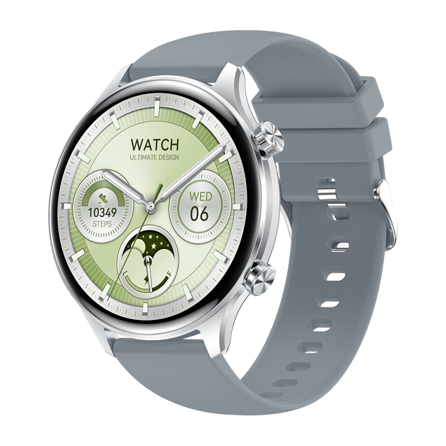 2025 Ultra Slim AMOLED Smart Watch IP68 Fitness Tracker Men Women Sport Big Dial Health Monitoring Compass Answer Calls