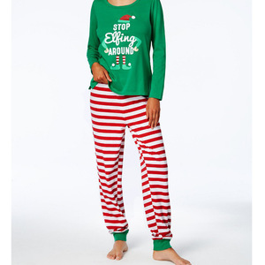 Conjunto <span class=keywords><strong>de</strong></span> pijama navideño 2025, ropa para el hogar, conjunto familiar a juego para invierno, Atuendo para padres e hijos - Product Image 2