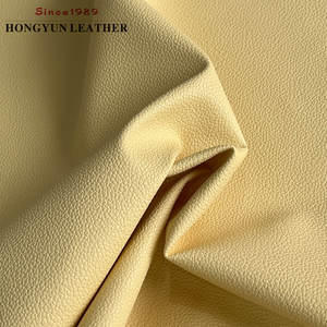 Cuero de PVC con Textura de Lichi en Color Personalizado, Resistente a la Abrasión, Duradero, Impermeable y Ecológico <span class=keywords><strong>para</strong></span> Bolsos, Zapatos y Automóviles - Product Image 2