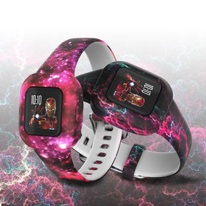 Correa de silicona colorida para reloj inteligente <span class=keywords><strong>Garmin</strong></span> Fit JR3, accesorios de pulsera para niños - Product Image 4