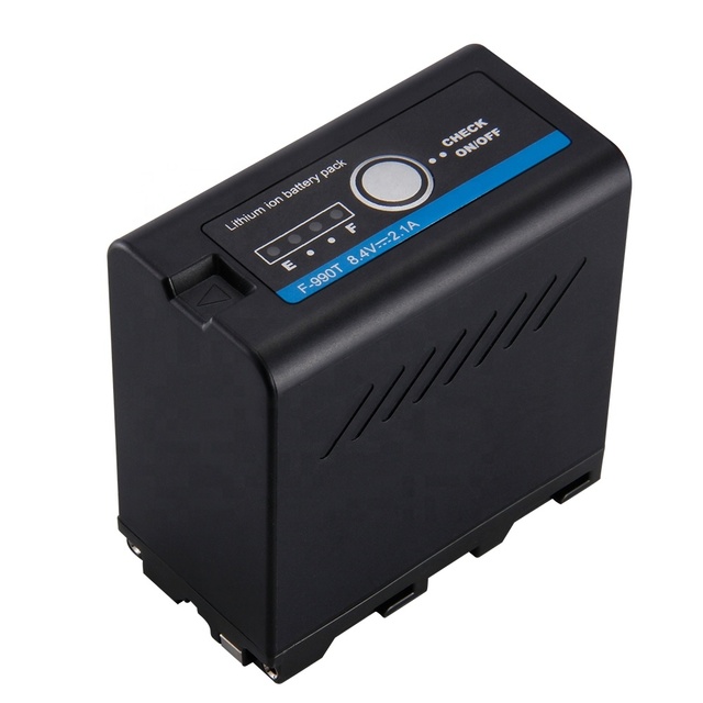 USB C Charge 7800mAh NP-F970 NP NP-F960 F960 F970 Battery with LED Light Display for Sony F960 F550 F570 F750 F770 MC1500C 190P