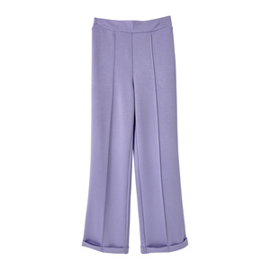 Violet décontracté Vintage coton Sweat sarouel personnalisé Femme pantalon élégant dames habitude Femme pyjamas femmes solide pantalon 2024 - Product Image 1