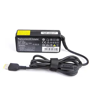 Pengisi daya laptop Universal, untuk lenovo 65W 20v 3.25a adaptor ac dc power adapter untuk pengisi daya USB pin persegi