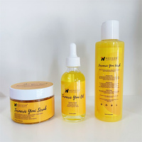 Gel lavant Yoni pour femmes, 100% curcuma, ingrédients à base de plantes, pH équilibré, pour la santé intime féminine, vente en gros
