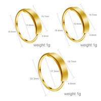 À la mode personnalisé nom plaqué or bricolage anneaux bijoux femmes anneaux de mariage Couple ensemble cadeau de vacances