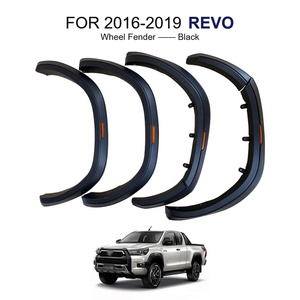 핫 세일 자동차 외부 액세서리 복근 블랙 슬림 스타일 휠 아치 펜더 플레어 토요타 Revo Vigo <span class=keywords><strong>Hilux</strong></span> - Product Image 5
