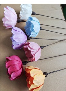 Wholesale Handmade <strong>Diffuser</strong> Wedding Arrangement Large Lily Magnolia Tongcao Sola Flower Dried Plants for Fragrance Home - Product Image 3