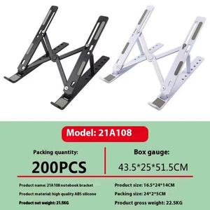 Soporte Plegable y Elevador para Laptop, Base Portátil con Almacenamiento, Soporte de Altura Ajustable para Computadora con Enfriamiento - Product Image 6