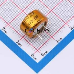 Supercondensateur FH5R5C334T, composant traversant (THT), P=5mm, condensateur 0.33F -20%~+80% 5.5V - Product Image 1