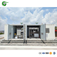 Station de remplissage industrielle d'hydrogène haute pression avec moteur sans huile à piston, entrée 5~20MPa, sortie 100MPa, débit