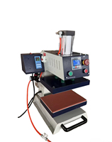 Máquina de Estampagem Pneumática de Estação Única para Transferência Térmica de Roupas e Camisetas