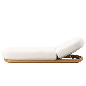 Chaises longues imperméables confortables élégantes en <span class=keywords><strong>bois</strong></span> <span class=keywords><strong>de</strong></span> teck pour la piscine ou la plage d'hôtel - Product Image 6