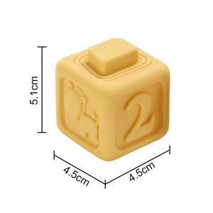 Blocs de construction souples sensoriels Montessori en gros pour l'éducation précoce des bébés de 6 à 12 <span class=keywords><strong>mois</strong></span> - Product Image 4