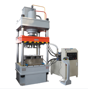 Presse hydraulique à quatre colonnes pour le formage profond, idéale pour la fabrication de plateaux de brouettes, 250, 300, 400, 500 tonnes, avec pompe, <span class=keywords><strong>moteur</strong></span> et PLC intégrés – Meilleur prix - Product Image 4