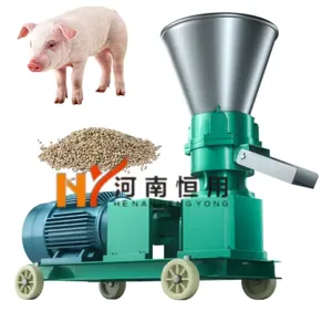 Pelletizer Machine For Animal Feeds/220v Single-phase Domestic Feed Pellet Mill Without Motor