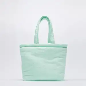 High Quality Variety Sizes Women New Style Portable Large Capacity Pure Cotton Terry Tote Bag