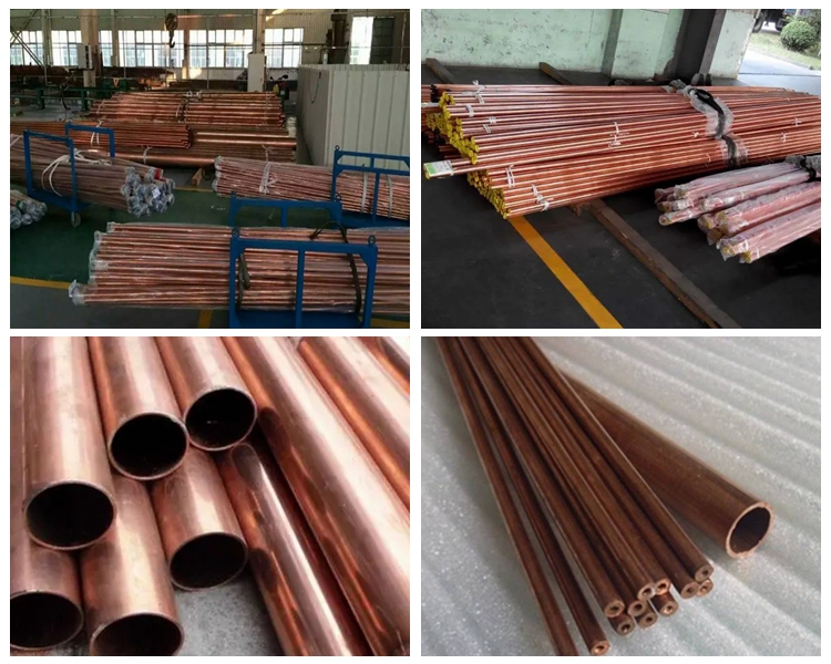 Big Size Copper Brass Pipe Tube For Heat Exchange water gas transfer air conditioner Refrigerator refrigeration