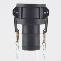 Raccord camlock rapide PP de haute qualité 1/2 "à 4 pouces raccords de connexion rapide en plastique pour réservoir IBC
