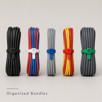 Attaches-câbles en nylon ZCEBOX, autobloquants, robustes, pour câblage électrique, gestion des câbles industriels, attaches-câbles