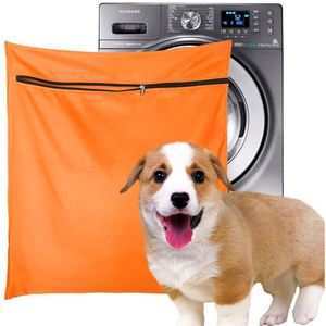 Customizable Oversize Polyester Pet Laundry <b>Bag</b> Foldable and Sewed Washing Machine Helper for Cleaning Pets in Bathroom - Product Image 5