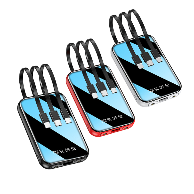 2021 New Technology Custom logo mini mobile powerbank Portable Universal 10000 Mah mobile Charger Power Banks 10000MAH