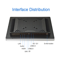 Computadora Industrial Integrada de 15.6 Pulgadas, Sin Ventilador, Carcasa Metálica Resistente, Montaje VESA, USB, Intel I3/i5/i7/RK3288, en Stock