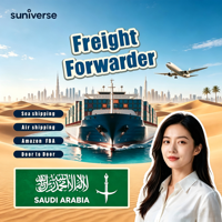 Agent d'expédition Amazon FBA en Arabie Saoudite, transitaire Chine-Riyadh, fret aérien et maritime express, service DDP porte-à-porte