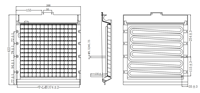 PQ-AKJ 2024 Nouvelle machine à glaçons de haute qualité, bac à glaçons de 28*28*22mm, évaporateur de machine à glaçons