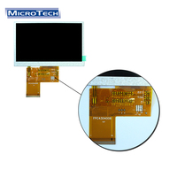 4,3-Zoll-TFT-LCD-Module Anzeige 480*272 RGB-Schnitts telle mit optionalem RTP-CTP-Touch panel für Zeiter fassung gerät
