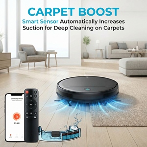 Nuevo Robot Aspirador para el Cuidado del Hogar, Ultra Delgado, con Succión de 3000 Pa, Aspiradora en Seco y Húmedo - Product Image 4