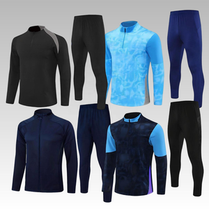 Высококачественный спортивный костюм 25/26 из Таиланда, недорогая индивидуальная форма для футбольных клубов, мужская ветровка, комплект футбольных курток - Product Image 1