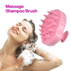 Hot Selling Washing Comb Shower Bath <strong>Heeta</strong> Spa Slimming Massage Brush Soft Silicone Scalp Messager Detangling Hair Brush - Product Image 3