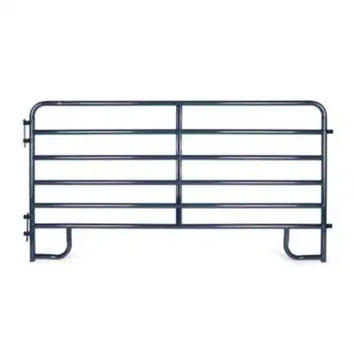 Galvanized Security Fence Cattle Panels Metal Frame with Chemical Pressure Treated Wood for Farm Fencing