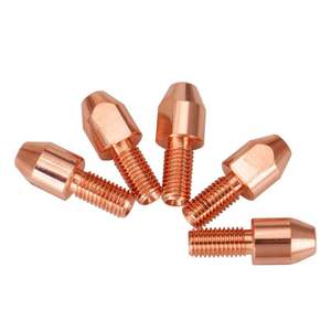 Buse conductrice Ottel pour soudage à l'arc immergé M12X1.75X50 en cuivre pour machine à souder Hualian 4.0 5.0 - Product Image 1