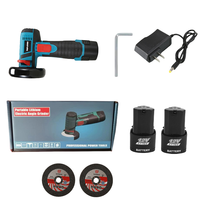 Mini-meuleuse d'angle sans fil 18V, petite machine de découpe et de meulage portative pour usage domestique, qualité DIY, électrique au lithium