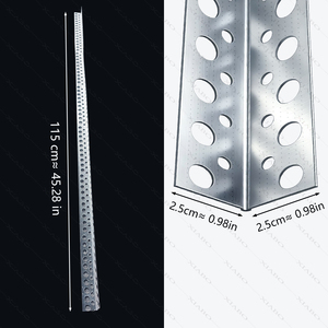 Protection d'angle flexible en L, profilé en acier perforé pour le renforcement des angles et des murs en plâtre - Product Image 5