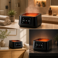 Tenda Sauna Portabel Mewah dengan Pemanas Listrik 1500W Sauna Pribadi untuk Seluruh Tubuh