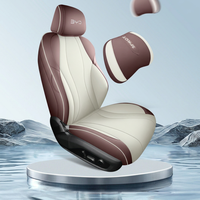 Housse de siège de voiture moderne en PVC intégral pour BYD Seal Dolphin, respirante, toutes saisons
