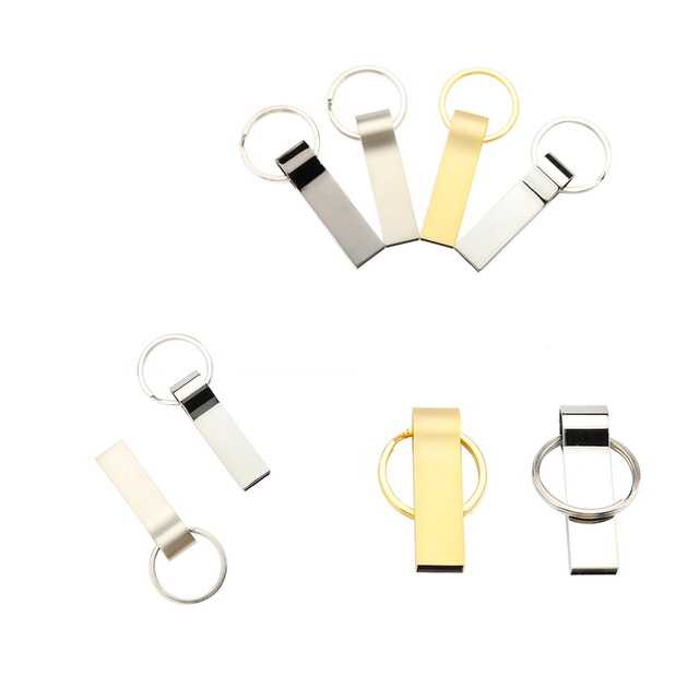 Promotional Gift Metal Key Ring Usb Stick Usb Flash Drive 4 8 16Gb Pen Drive 2.0 3.0 Memory Flash Drive