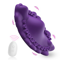 Anpassbare Kabellose Bluetooth-Ferngesteuerte Vibrierende Spitzenunterwäsche Tragbarer Silikon-Rabbit-Vibrator für Paare Sexspielzeug