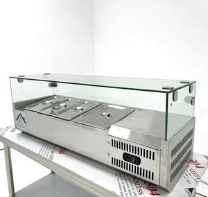 Bandeja de Ensaladas Refrigerada Estática, Baño María de Bajo Consumo para Buffet de Hotel y Restaurante - Product Image 6