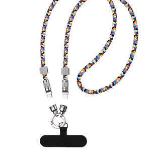 2-in-1 Mobiele Telefoonkoord 1.2M 66W Supersnelle Oplaadkabel Zuiver Koperen Gevlochten Afscherming RVS Type-C Clip Ketting - Product Image 2