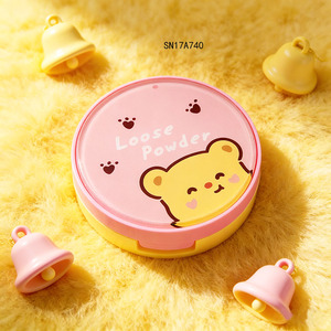 Contenitore per <span class=keywords><strong>Cipria</strong></span> Rotondo con Copertura <span class=keywords><strong>Trasparente</strong></span> e Specchio, Custodia Personalizzata <span class=keywords><strong>in</strong></span> Plastica per <span class=keywords><strong>Cipria</strong></span> Compatta - Product Image 5