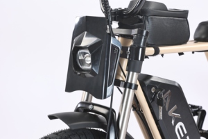 Almacén de EE. UU. 20 pulgadas Fat Tires 48V750W Snow EBike Bicicleta eléctrica de doble suspensión Batería extraíble Motocicleta con bolsa de teléfono - Product Image 3